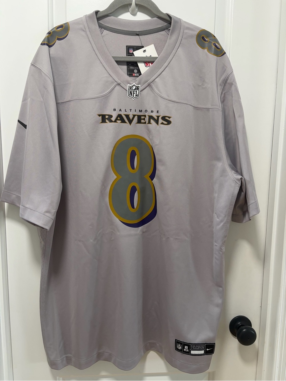 Baltimore Ravens Nike NFL Jersey Atmosphere NWT size XXL Lamar Jackson #8